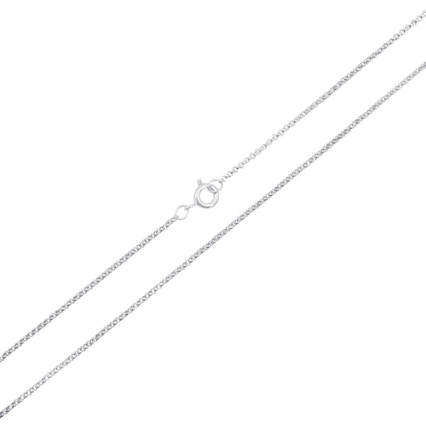 Sterling Silver Thick Rolo Chain Simple Classic Necklace - Choker or Long